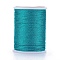 Polyester Metallic Thread, Light Sea Green, 1mm, about 7.65 yards(7m)/roll