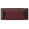 Preciosa&reg MAXIMA Crystal Fancy Stones, Czech Crystal, 435 26 212 Baguette, Dura Foiling, 90100 Burgundy, 7x3mm