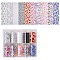 Nail Art Transfer Stickers, Nail Decals, DIY Nail Tips Decoration for Women, Flower Pattern, Mixed Color, 40mm, 1m/roll, 10rolls/box