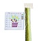 Flower Pattern DIY Cross Stitch Beginner Kits, Stamped Cross Stitch Kit, Including 11CT Printed Fabric, Embroidery Thread & Needles, Instructions, Colorful, 195~198x195~204x1mm