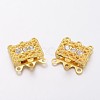 Brass Filigree Box Clasps KK116-G-1