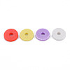 Handmade Polymer Clay Beads Strands CLAY-R089-8mm-T022-4