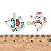 Handmade Porcelain Pendants PALLOY-JF06067-02-3