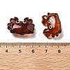 Transparent Glass Enamel Beads LAMP-V001-08H-3