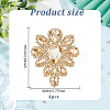 Teardrop Shape Alloy Rhinestone Appliques FIND-FG0002-19A-2