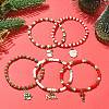 5Pcs 5 Style Glass Seed Stretch Bracelets Set BJEW-TA00274-2