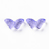 Transparent Spray Painted Glass Beads GLAA-S190-018A-06-2