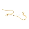 Brass Earring Hooks KK-F824-015B-G-2