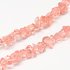 Cherry Quartz Glass Beads Strands X-G-R192-12-1