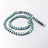 Electroplate Non-magnetic Synthetic Hematite Bead Strands G-F300-22A-07-2