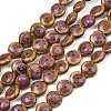 Vintage Style Glazed Porcelain Beads PORC-B002-12-02-1
