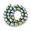 Electroplated Non-Magnetic Synthetic Hematite Beads Strands G-P518-05E-2