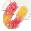 Transparent Painted Glass Beads Strands X1-DGLA-A034-T3mm-A07-1