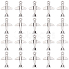 100Pcs Tibetan Style Alloy Pendants TIBEB-SC0003-56-1