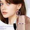 1 Strand Natural Lepidolite/Purple Mica Stone Beads Strands G-ME0001-35-5