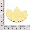 Rack Plating Alloy Enamel Big Pendants ENAM-N056-395B-G-3