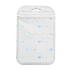 Rectangle Glitter Holographic Plastic Yin-yang Zip Top Gift Bags OPP-E004-01A-B02-2