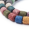 Natural Lava Rock Beads Strands G-F671-04A-15-3