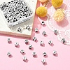 Plated Acrylic Beads MACR-YW0002-26-5