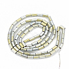 Electroplate Non-magnetic Synthetic Hematite Beads Strands G-T061-137B-2