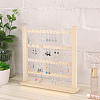 4-Tier Wooden Earring Display Organizer Holder EDIS-WH0021-28-3