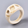 Resin Finger Rings X-RJEW-N033-008-B01-5