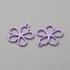 Hollow Out Spray Painted Alloy Pendants LS-FIND-WH20008-19B-2