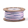 30M Segment Dyed Macrame Cotton Cord OCOR-T018-01K-1
