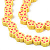 Handmade Polymer Clay Bead Strands CLAY-N011-48B-C02-3
