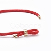 Braided Nylon Cord Bracelet Making MAK-A017-D01-06G-3