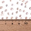 Transparent Electroplate Glass Beads EGLA-Q138-01L-4