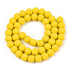 Opaque Glass Beads Strands GLAA-T032-P8mm-MD08-3