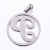 Non-Tarnish 304 Stainless Steel Pendants STAS-K162-069P-2