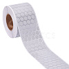 High Visibility PES & TPU Silver Reflective Light Stickers OCOR-WH0078-468B-01-1