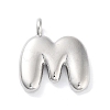 Rack Plating Brass Balloon Letter Pendants X-KK-C050-01P-M-1