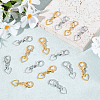40Pcs 2 Colors Heart Alloy Shoes Charms HJEW-HY00091-4