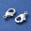 Rack Plating Brass Lobster Claw Clasps KK-F090-27S-02-2