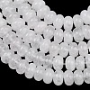 Dyed Natural White Jade Beads Strands G-G107-A35-01-4
