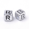 Plated Acrylic Beads PB43C9308-R-2