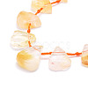 Heated Natural Citrine Beads Strands G-E569-R06-3