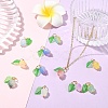 90Pcs 9 Colors Acrylic Charms PALLOY-YW00152-4