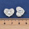 Brass Pave Cubic Zirconia Multi-strand Links ZIRC-F145-08S-01-3