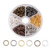 1 Box Brass Open Jump Rings KK-X0060-10mm-1