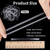Transparent TPU Rubber Binding Band AJEW-NB0008-13A-2