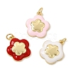 Brass Enamel Pendants KK-CBA960E-08G-1