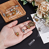 10Pcs 5 Styles Glass Pendants GLAA-NB0001-76-3