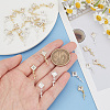 30Pcs 2 Colors Alloy Cabochons MRMJ-GO0002-07-3