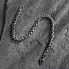 Tarnish Resistant 304 Stainless Steel Wheat Chains Bracelets BJEW-O091-04P-2