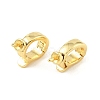 Brass Fold Over Clasps KK-CBA9CBD-25G-1