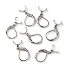 304 Stainless Steel Leverback Earring Findings with Pendant Bails STAS-WH0043-04P-1